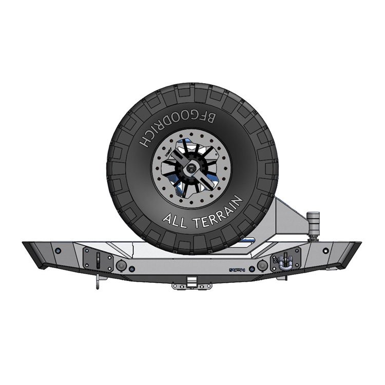 Jeep WranglerGladiator Rear Bumper with Trailer Hitch Allied Expedition